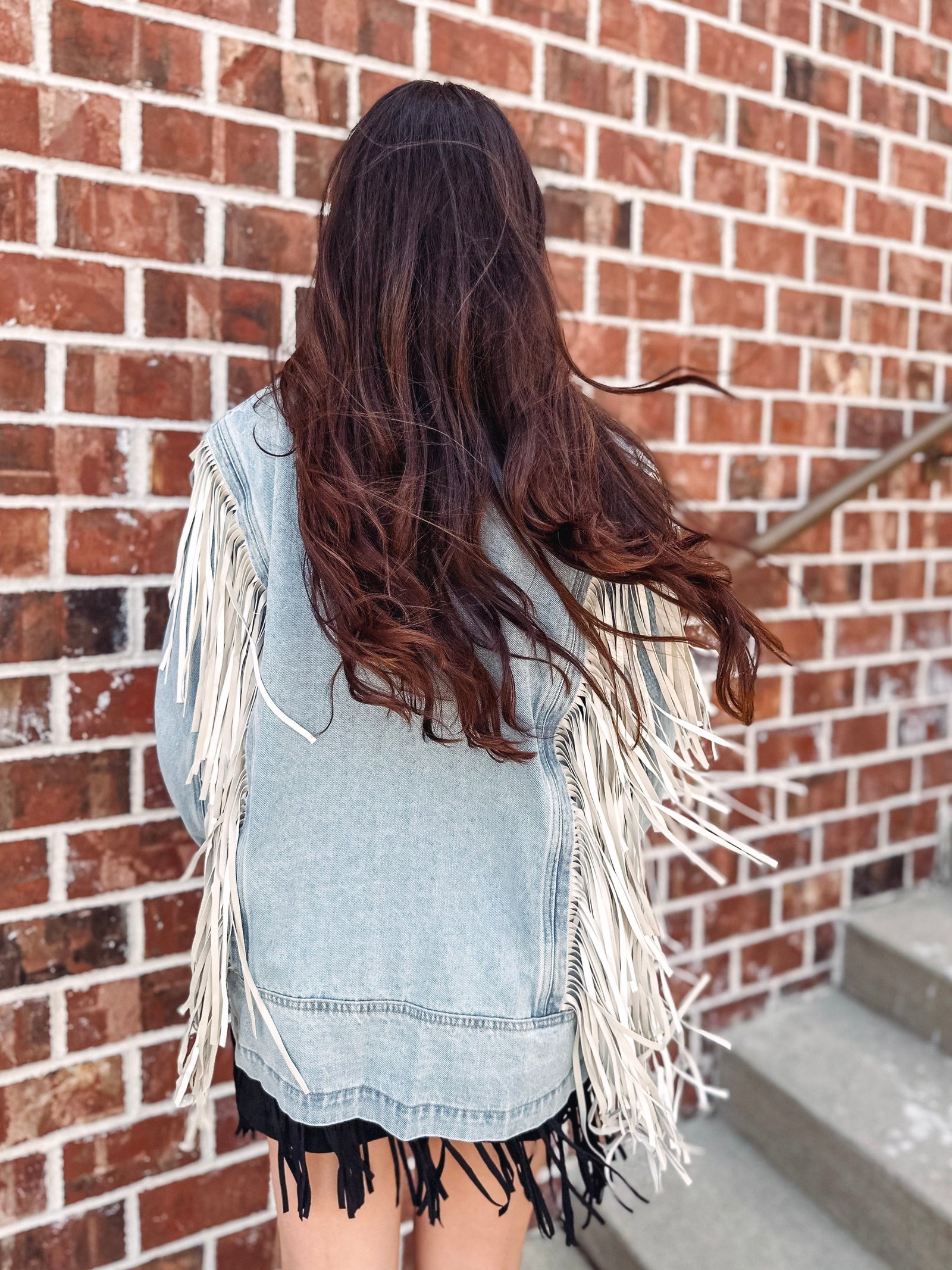 Tootsie's Fringed Denim Jacket