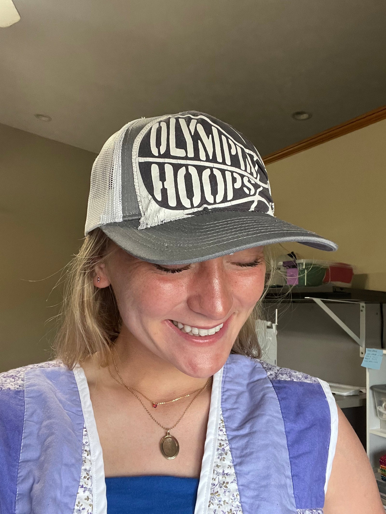 Olympia Basketball Patchwork Hat