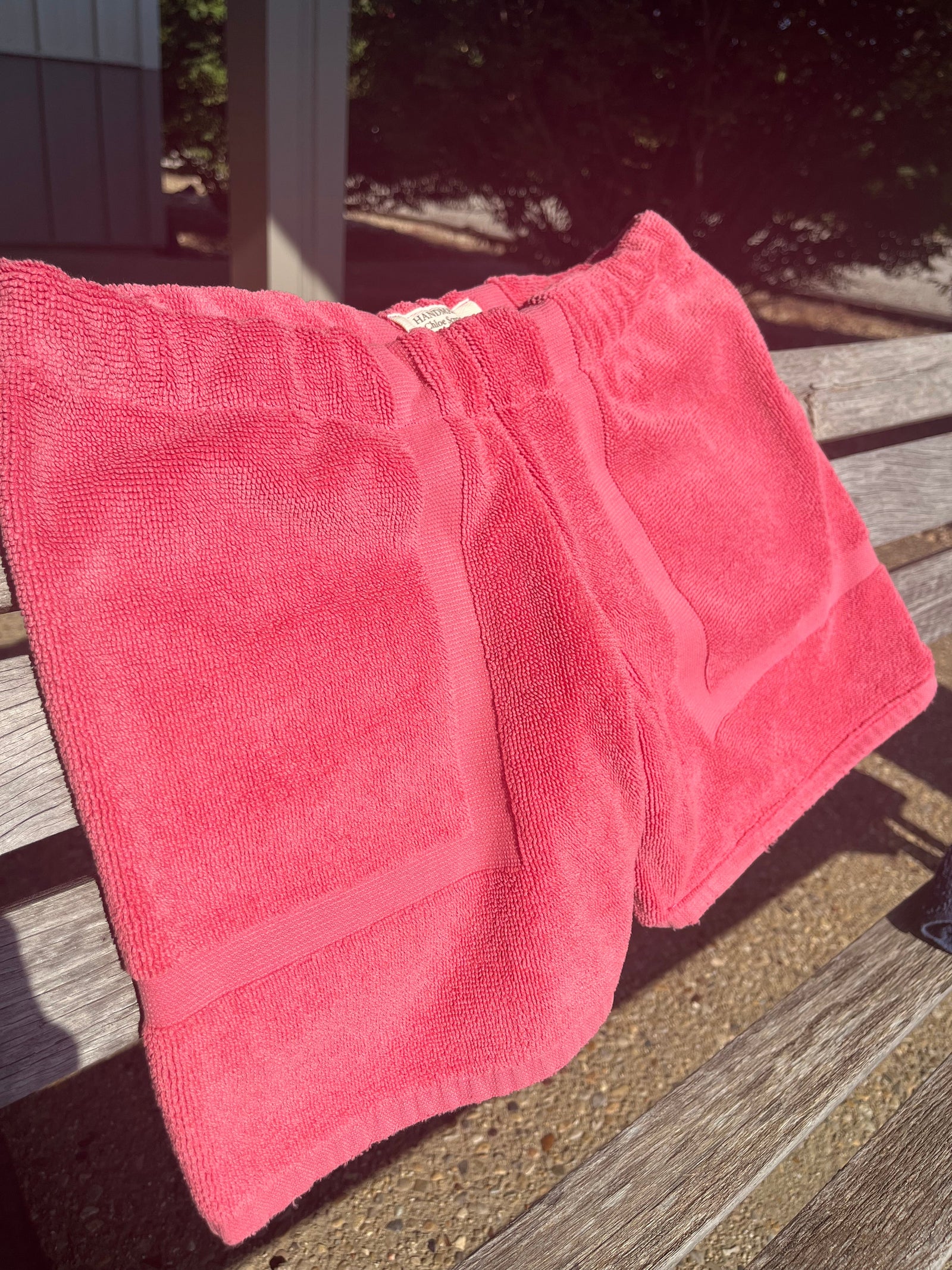 Pink Towel Shorts