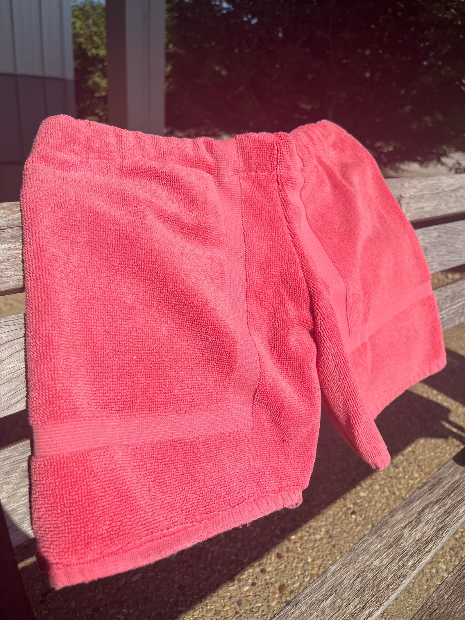 Pink Towel Shorts