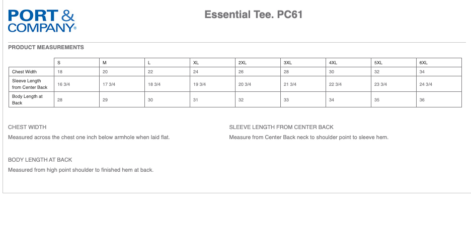 Decades of Dawgs Design - Port & Co - Essential Tee