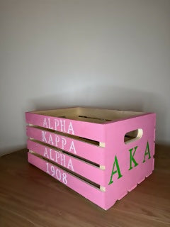 College Greek Crates