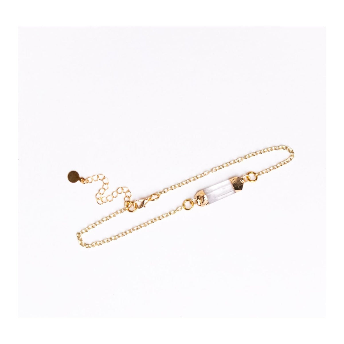 Quartz Specimen Anklet