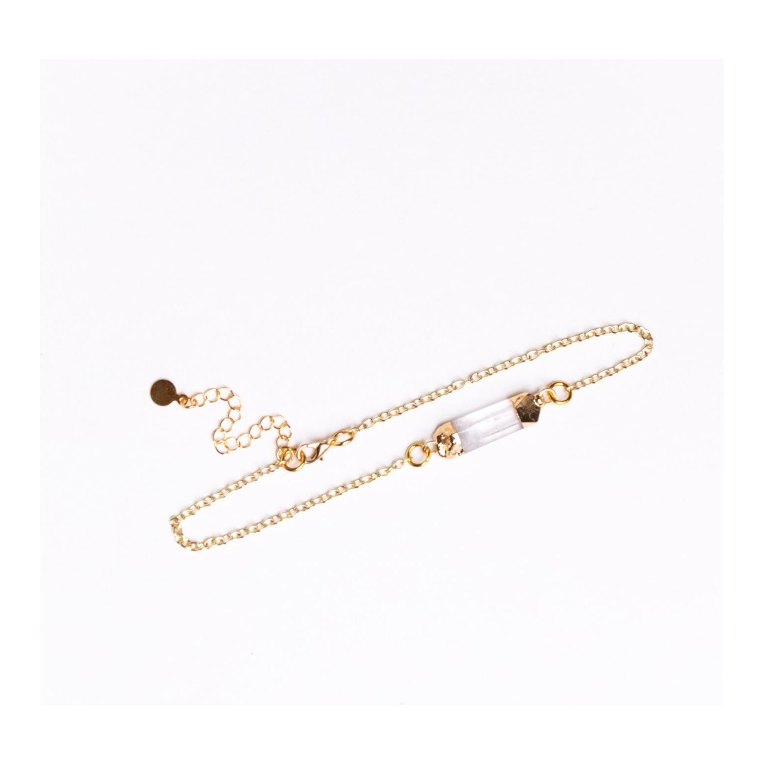 Quartz Specimen Anklet