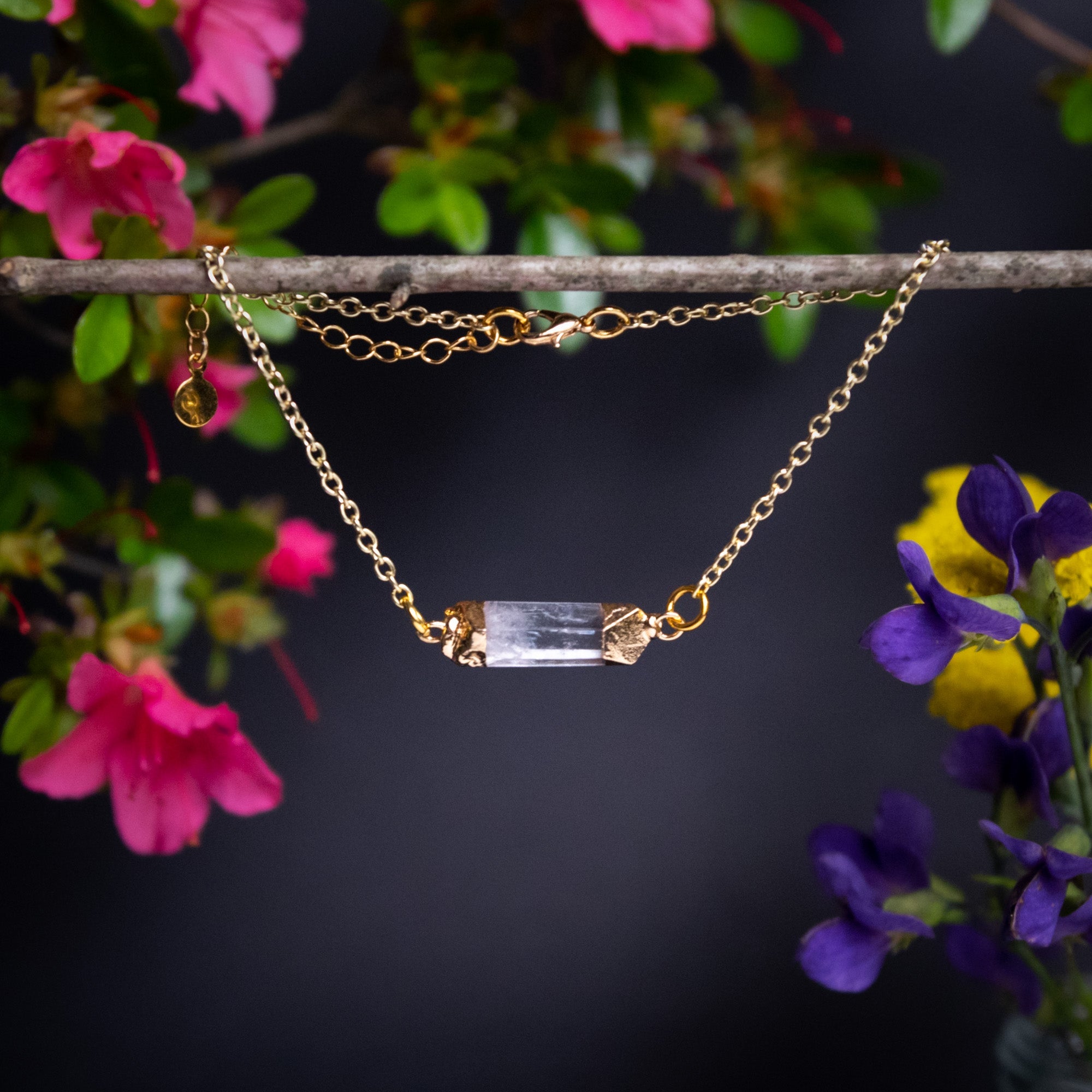 Quartz Specimen Anklet