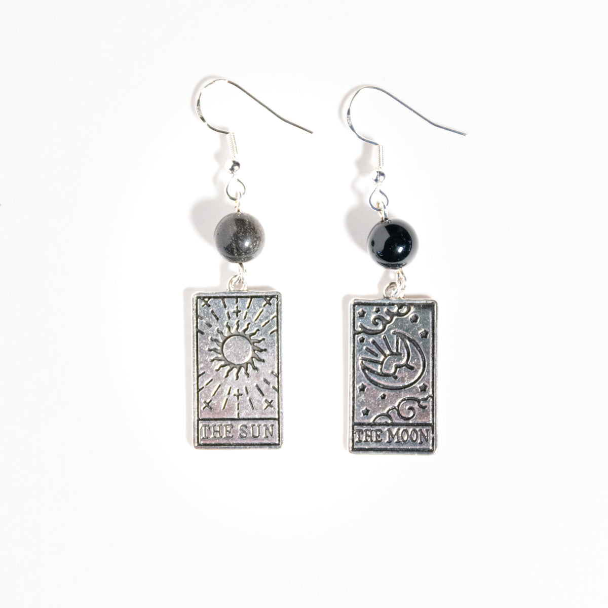 Sun & Moon Tarot Cards Earrings
