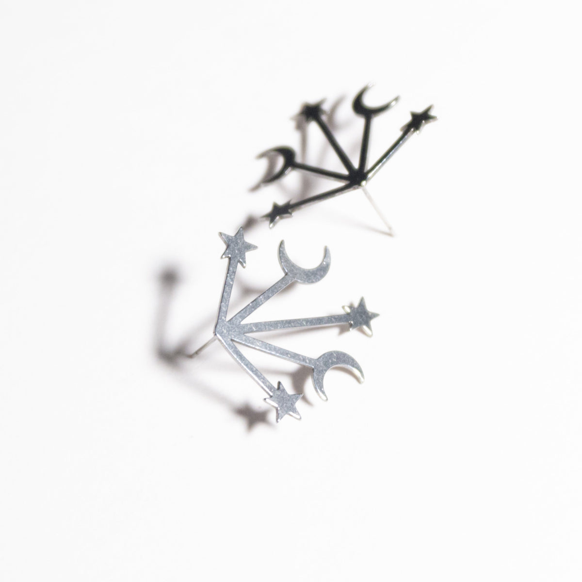 Radiate Silver Post Earrings