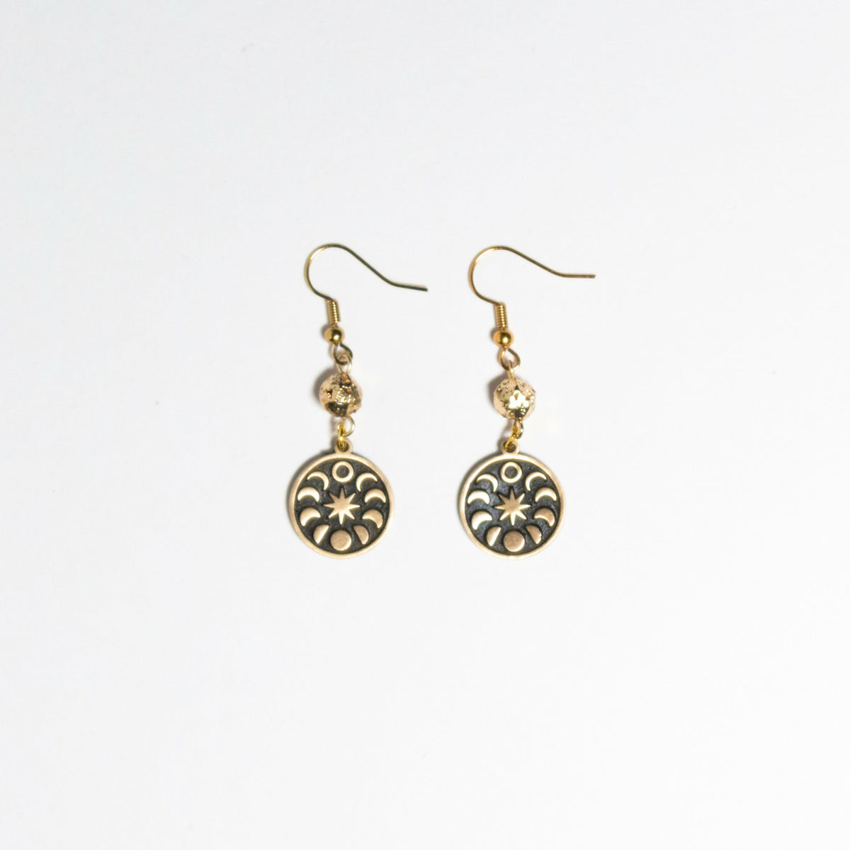 Solar Eclipse in the Round Earrings