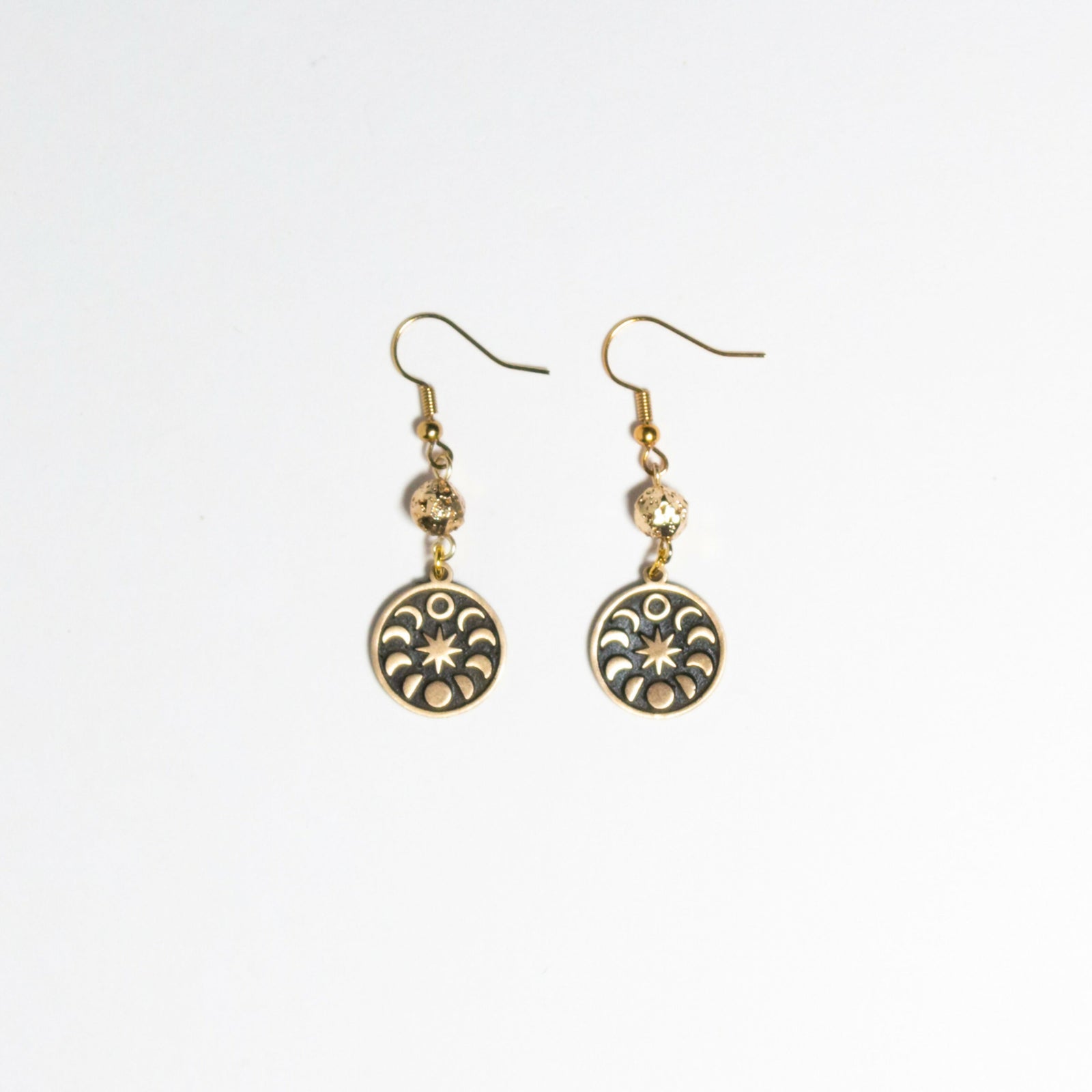 Solar Eclipse in the Round Earrings