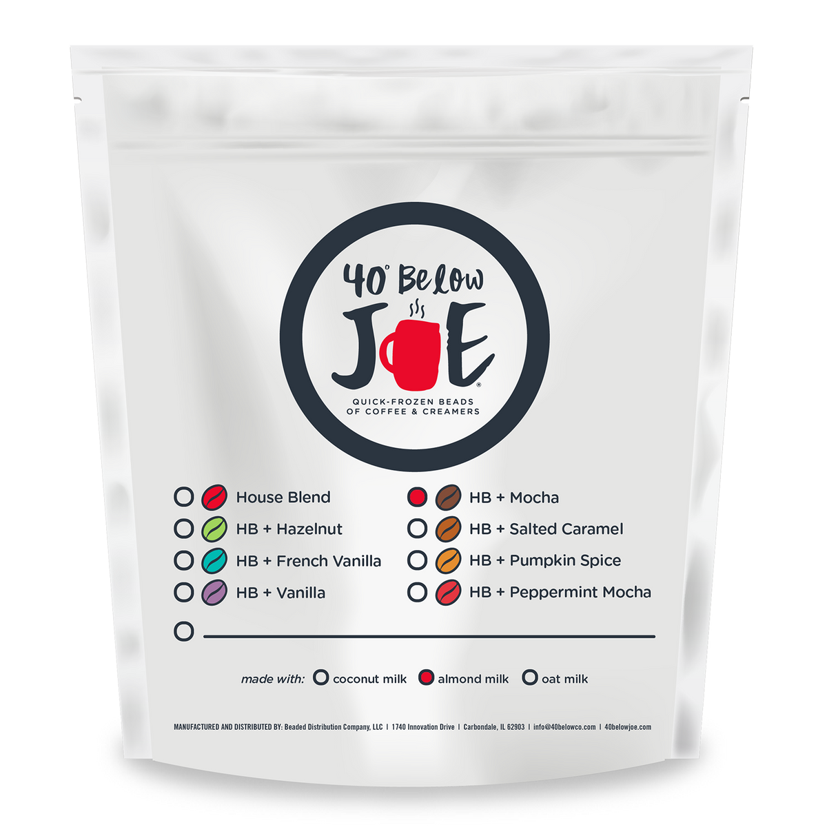 Mocha Creamer + House Blend Coffee Beads