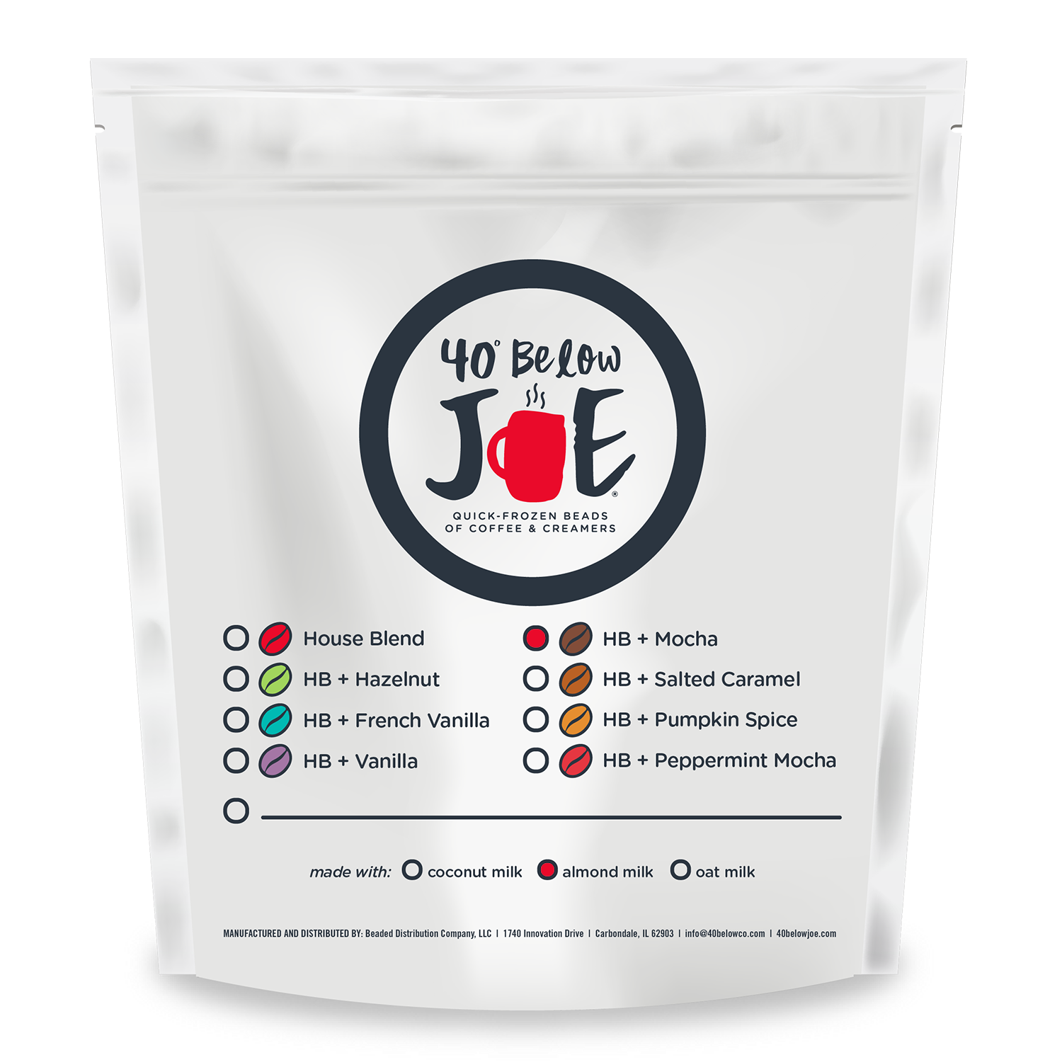 Mocha Creamer + House Blend Coffee Beads