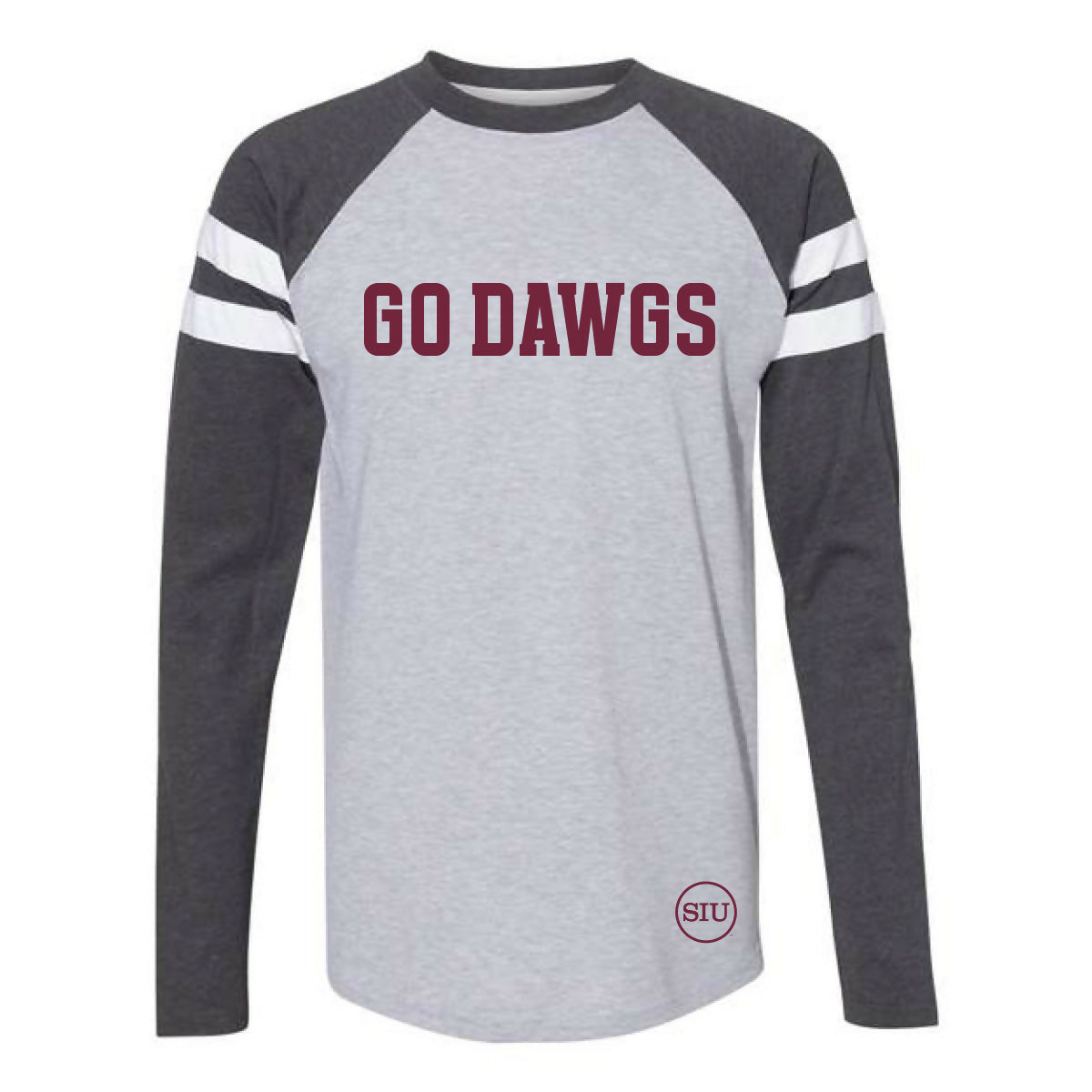 Retro Go Dawgs Long Sleeve Vintage Gray - Officially Licensed Vault Merch