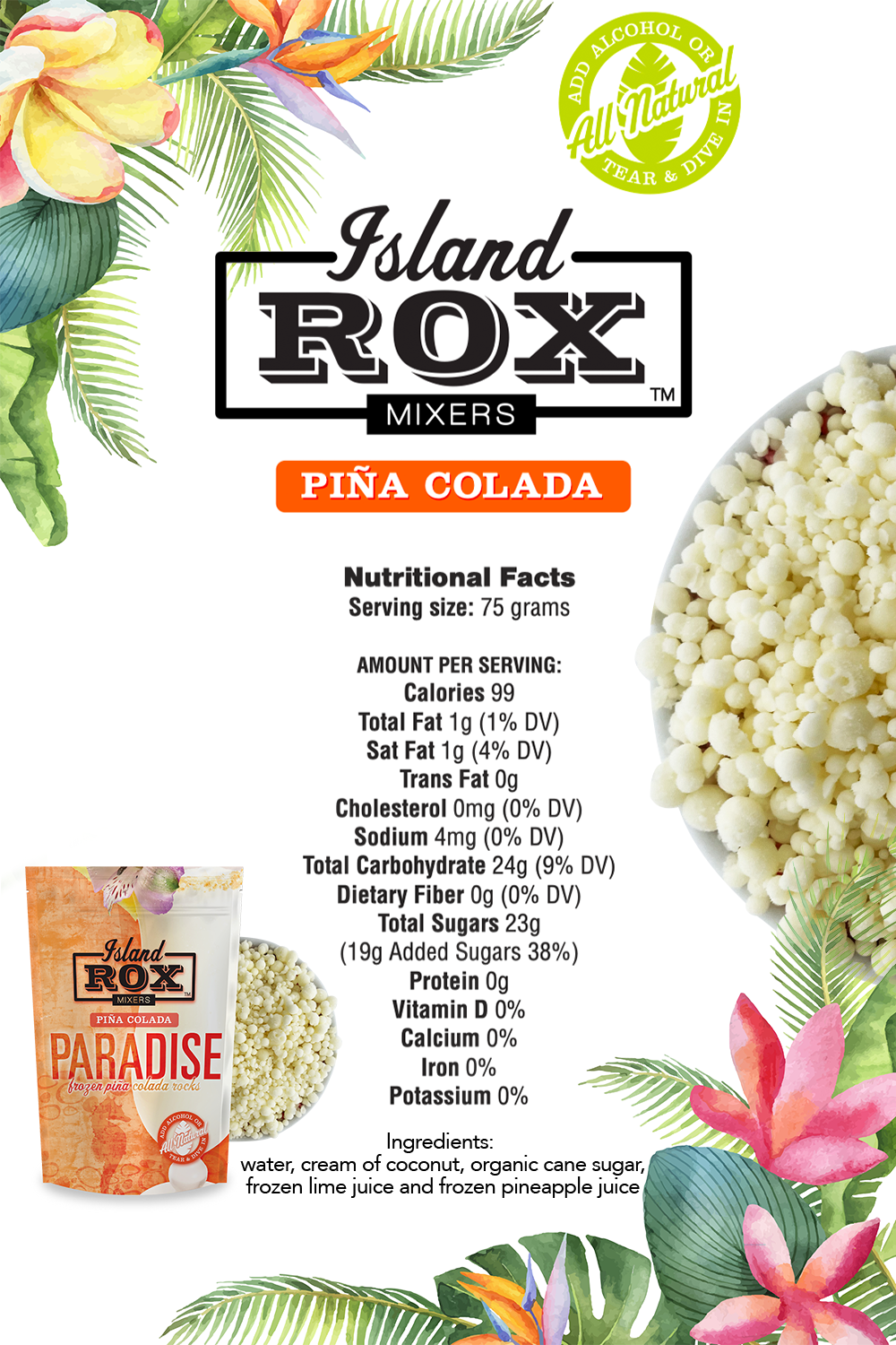 Paradise | Piña Colada Beads