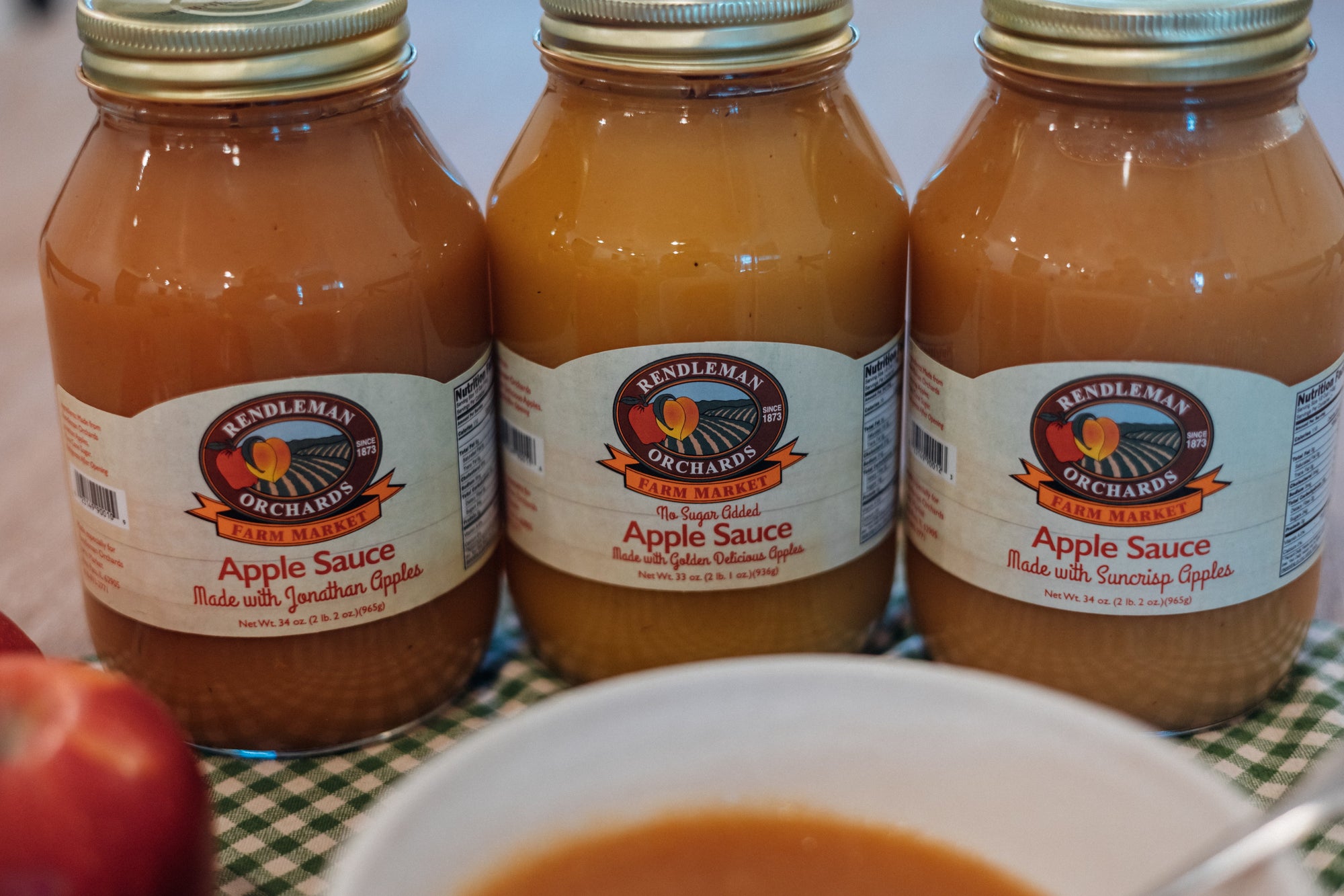 Custom Apple Sauce Trio