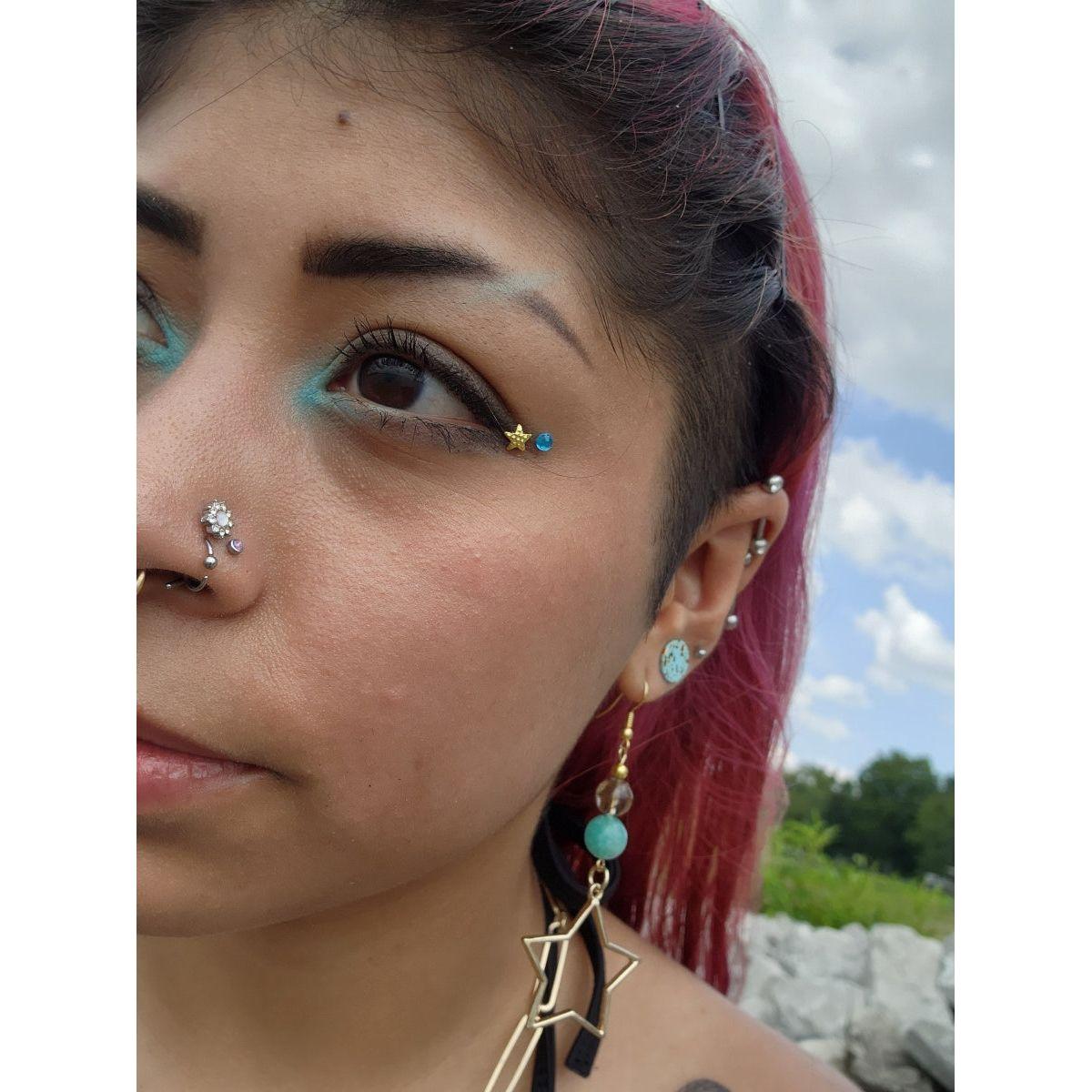 Sea and Sky Star Earrings