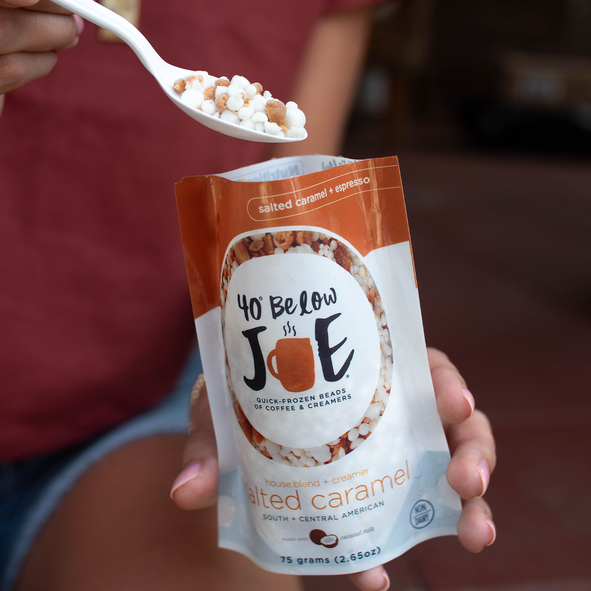 Salted Caramel Creamer + House Blend Coffee Beads