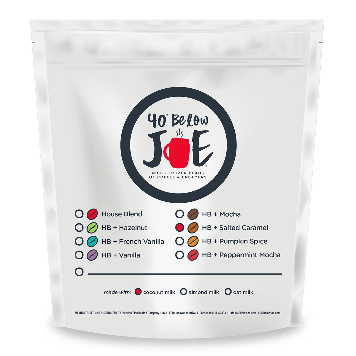 Salted Caramel Creamer + House Blend Coffee Beads