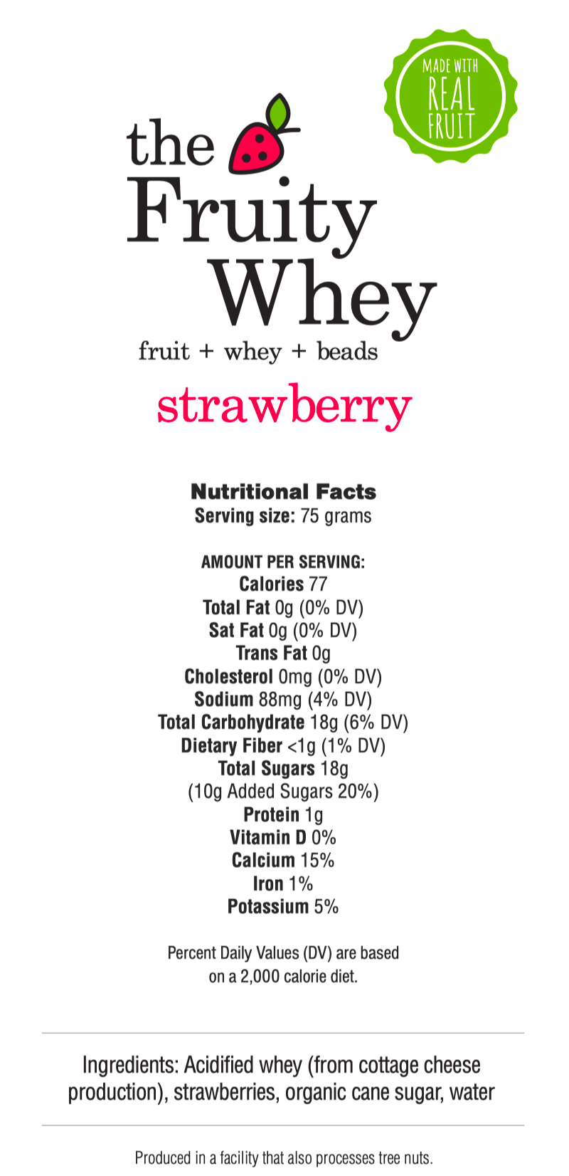 Strawberry Fruity Whey Beads