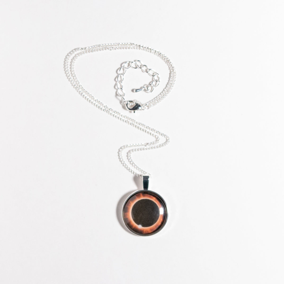 Solar Eclipse Photo Pendant Necklace