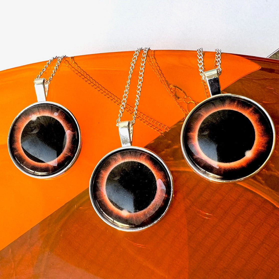 Solar Eclipse Photo Pendant Necklace