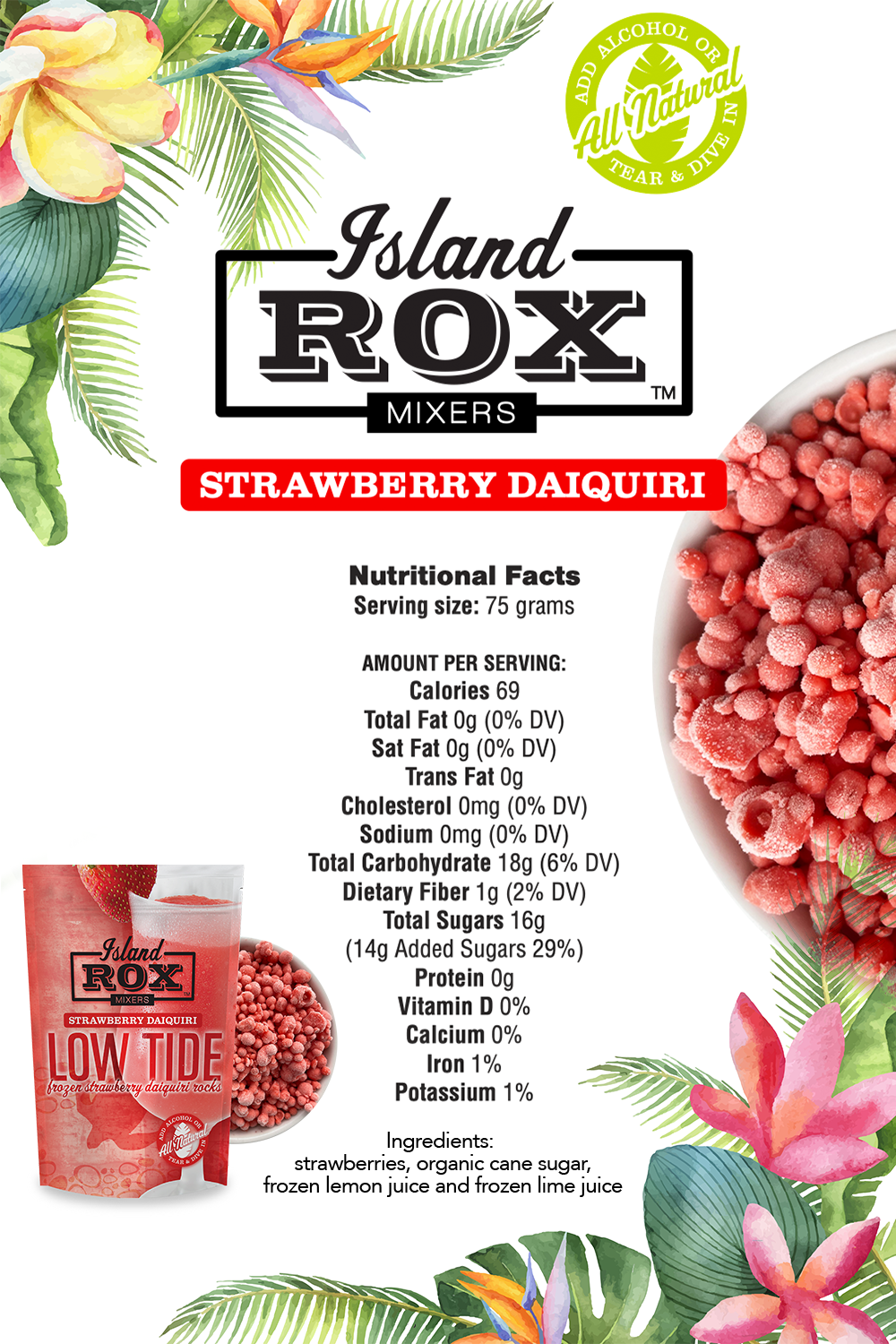 Low Tide | Strawberry Daiquiri Beads