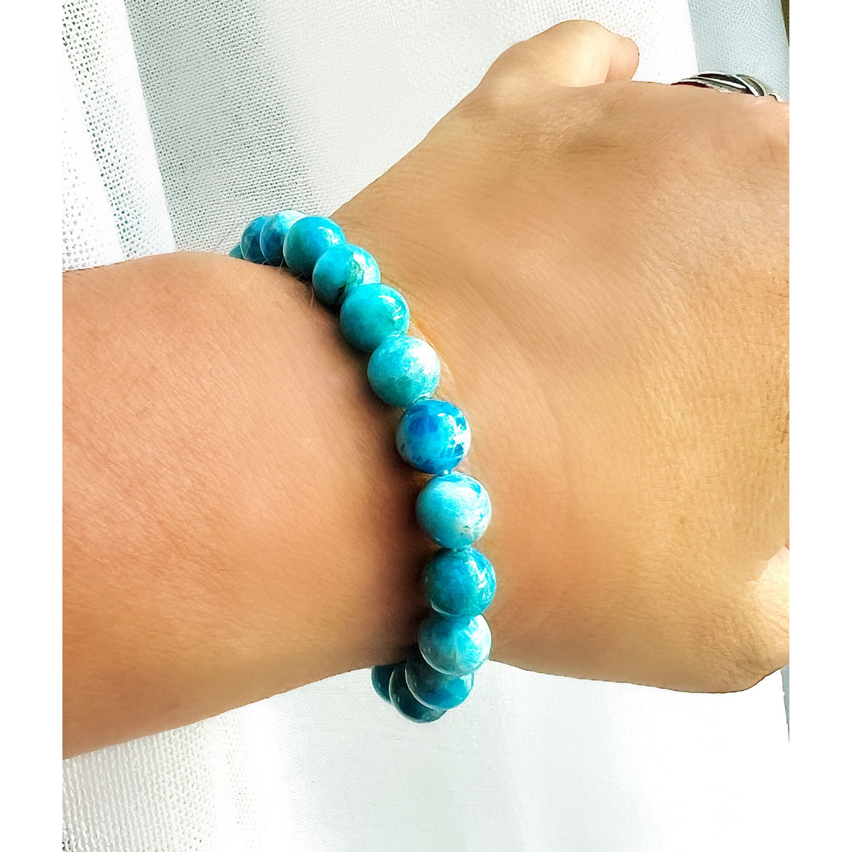 Apatite Gemstone Stretch Bracelet