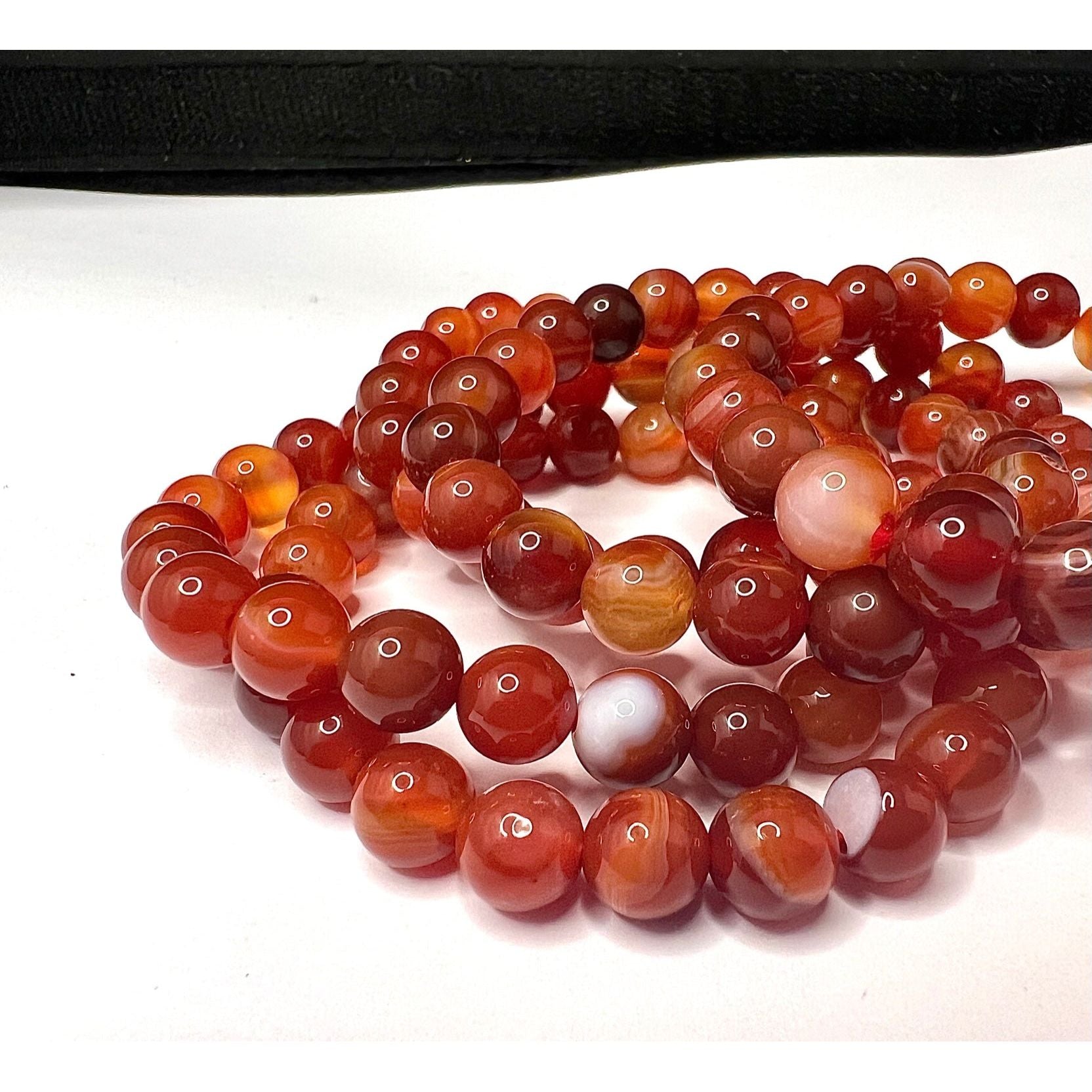Carnelian Gemstone Stretch Bracelet