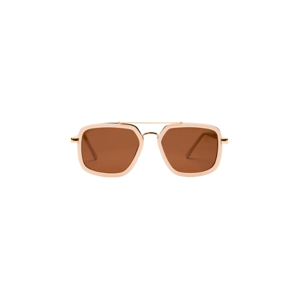 Cruz Sunglasses- Cream/Brown