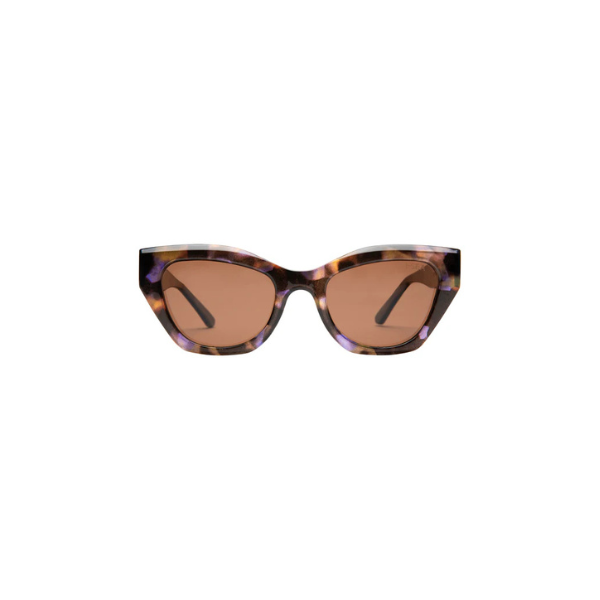 Avery Sunglasses - Blue Tort/Brown