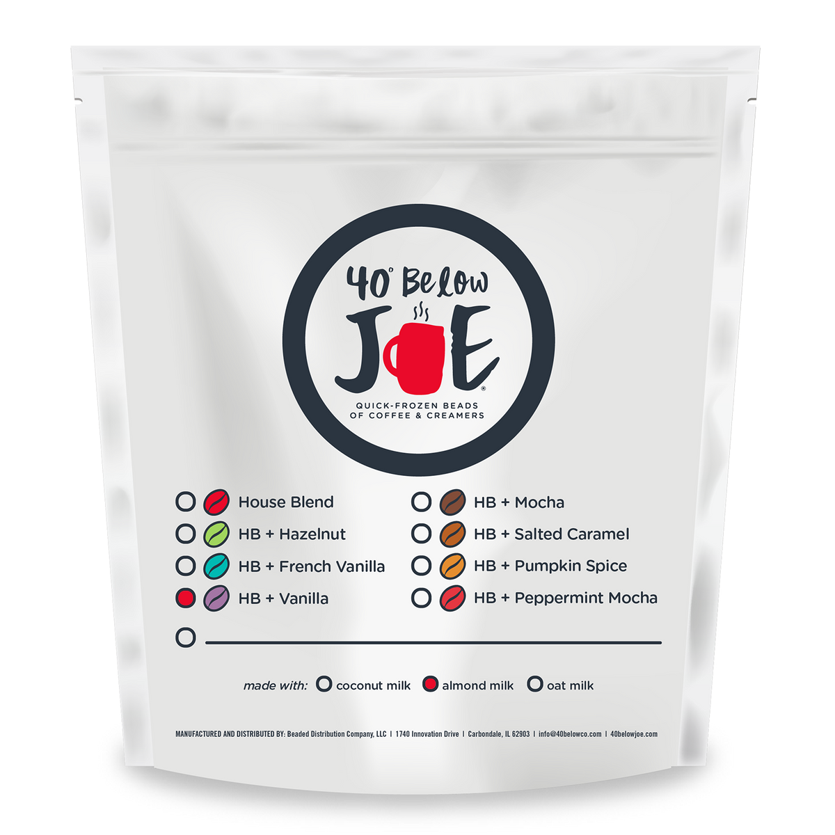 Vanilla Creamer + House Blend Coffee Beads