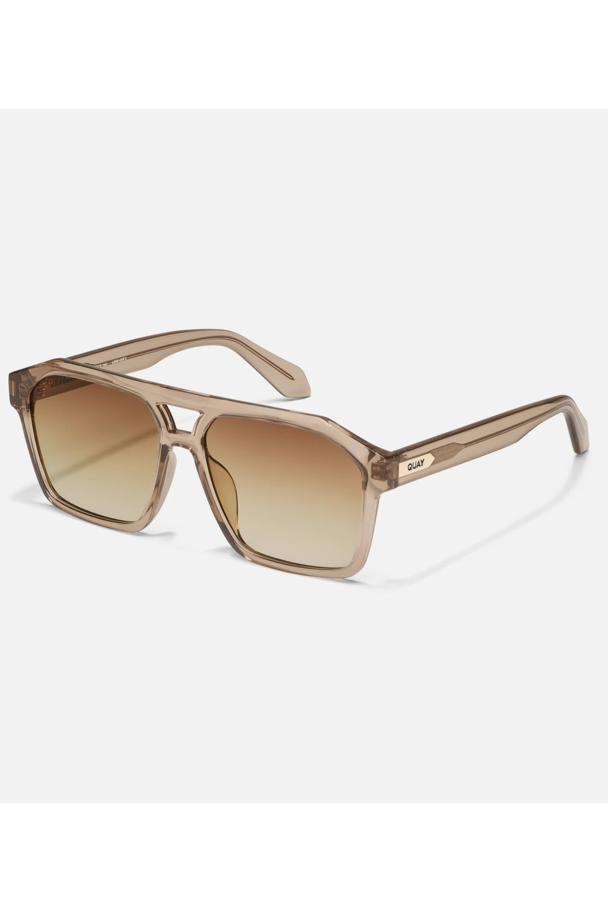 Quay Soundcheck Sunglasses-- Sand/Sepia