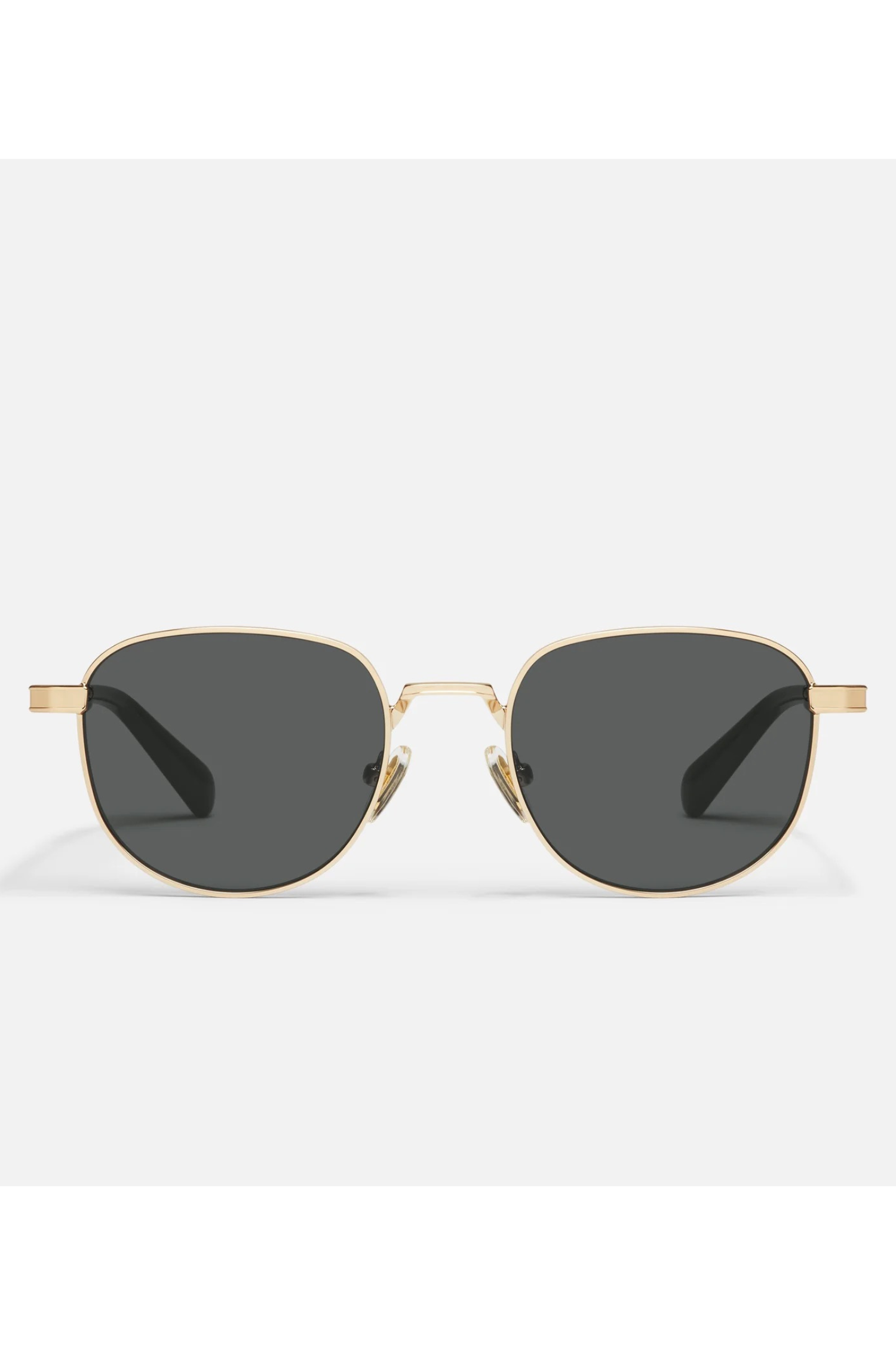 Quay Born Ready Sunglasses--Gold/Smoke