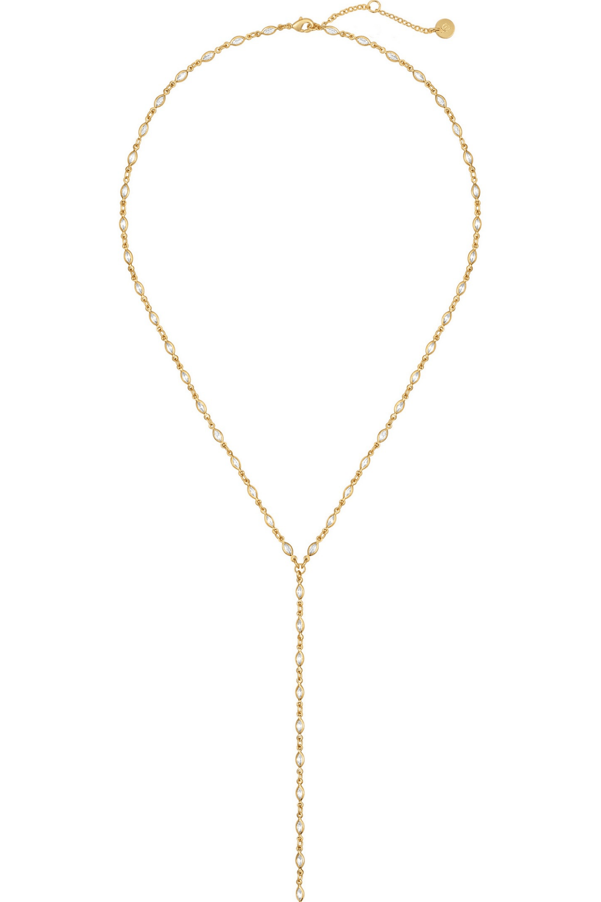 Portia Marquise Lariat Necklace