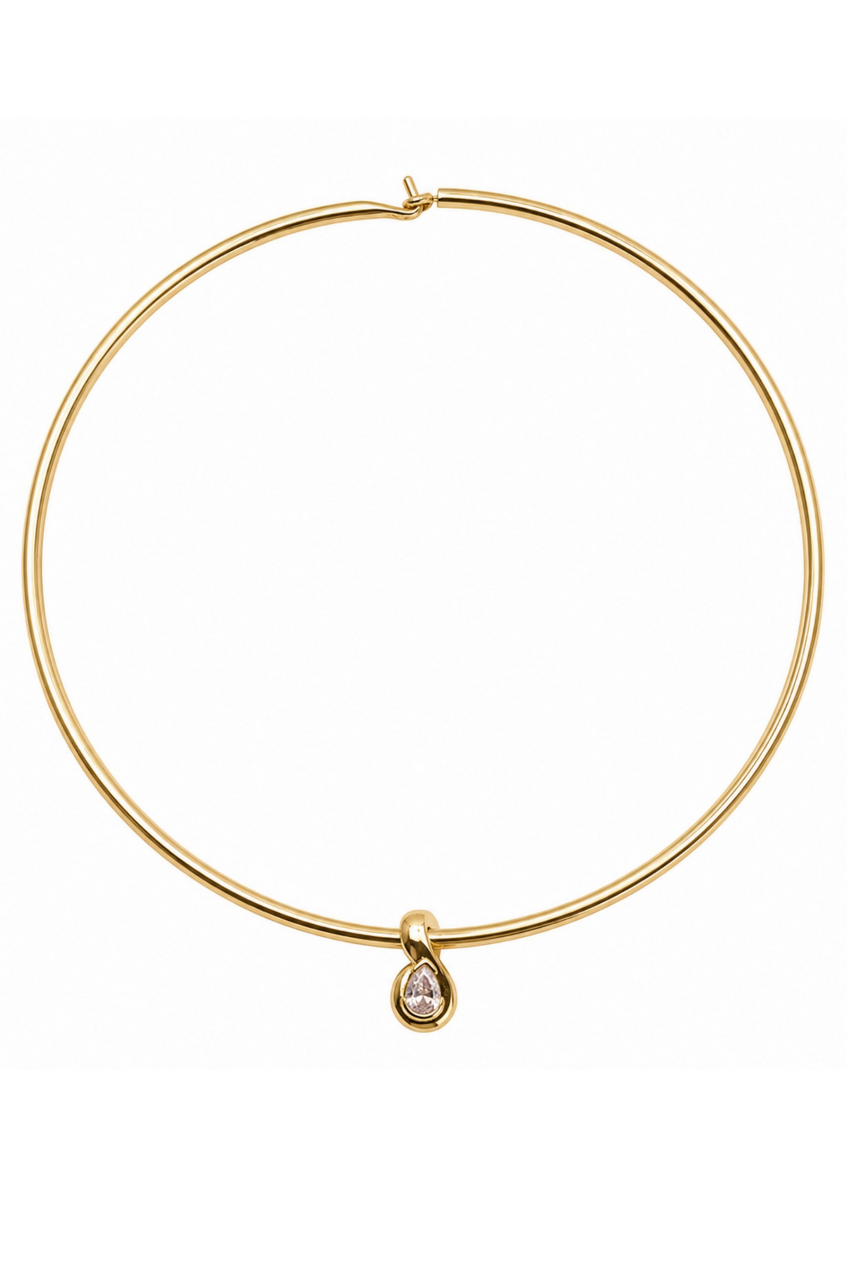 Clara Twist Pendant Collar Necklace
