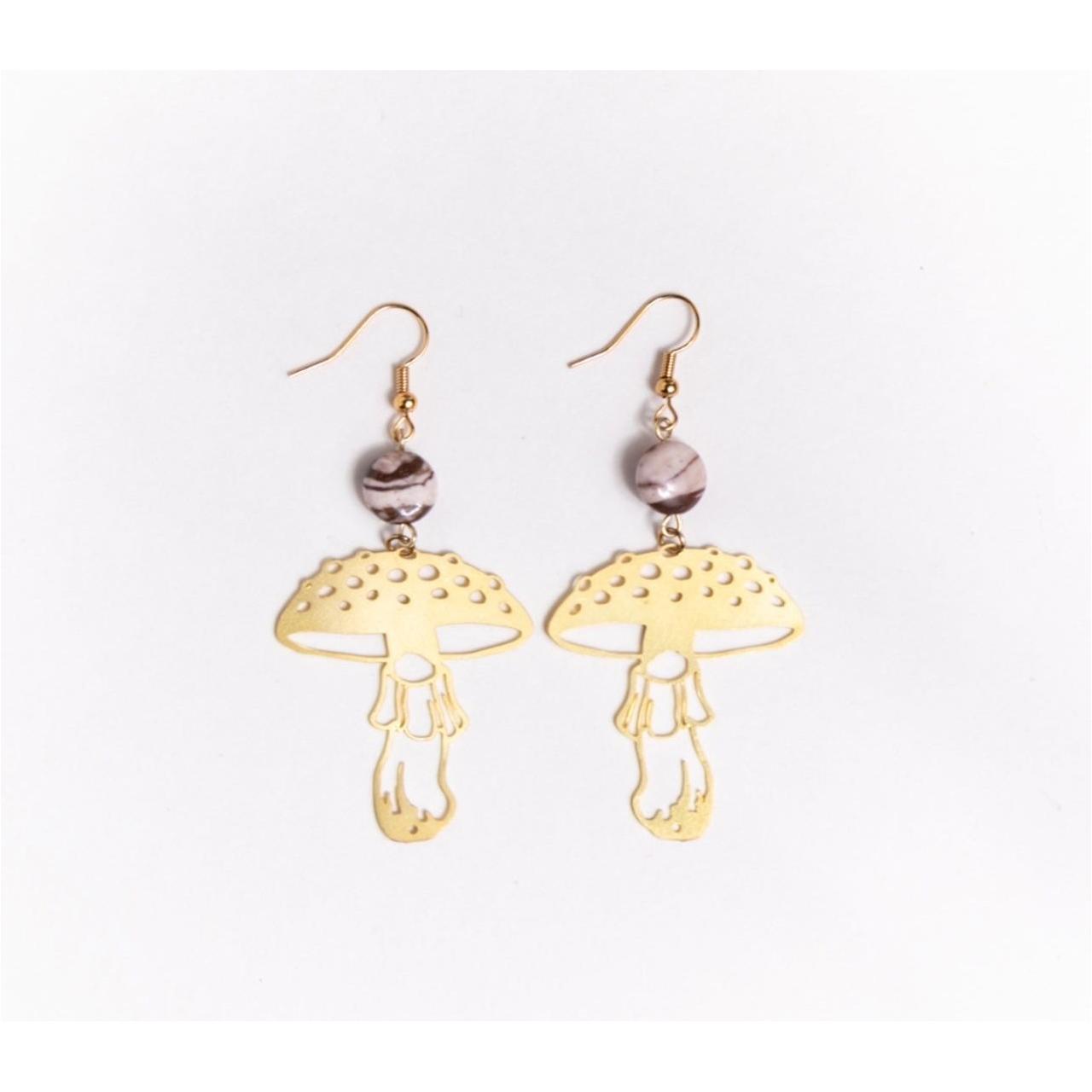 Woodland Mushrooms Earrings