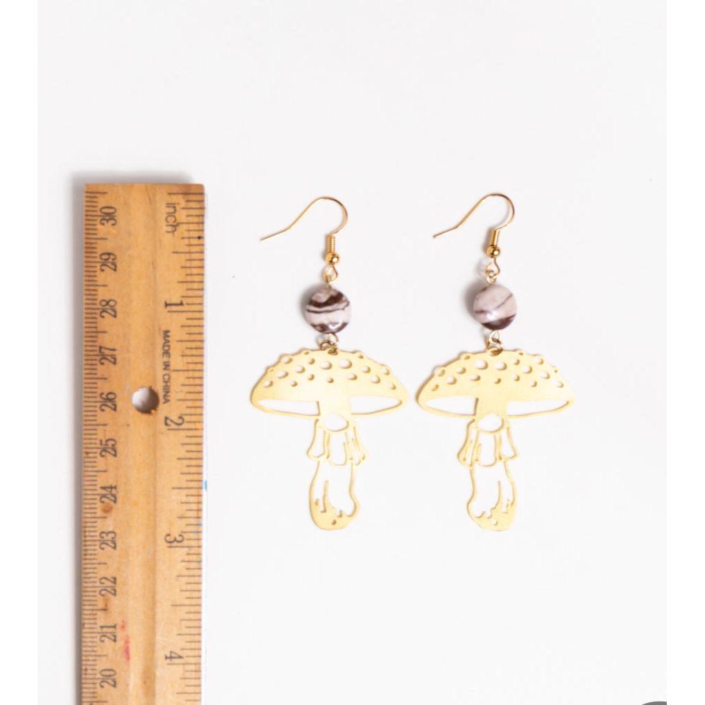 Woodland Mushrooms Earrings