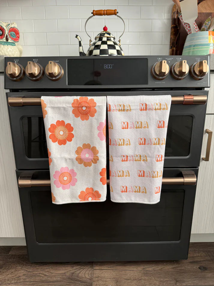 Crae.Home Sincere/I Love You Mama: 2 Double Sided-Hand Towels