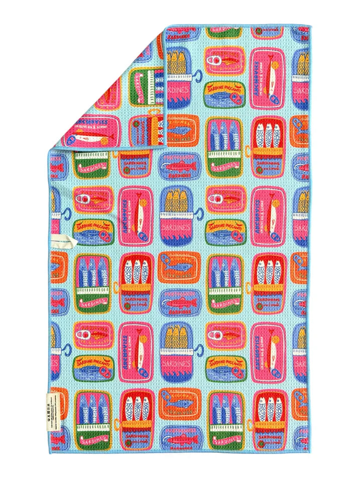 Crae.Home Something's Fishy: Double-Sided Hand Towel