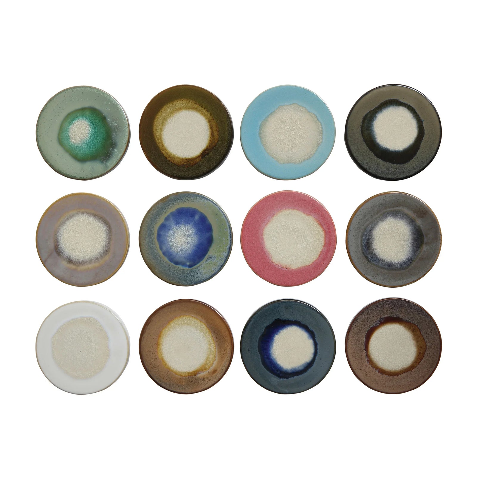 Creativeco-op Gifts Stoneware Trivet with Glaze Multi