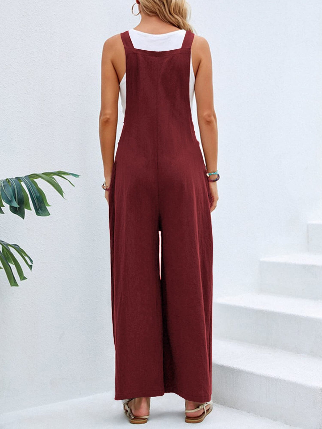 Full-Size Square Neck Wide Strap Overalls – Effortless Chic Meets Everyday Comfort