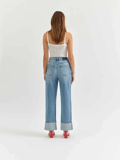 Eccentrics Boutique Denim Eastside Loose Cuff Denim-- Be Mine Vintage