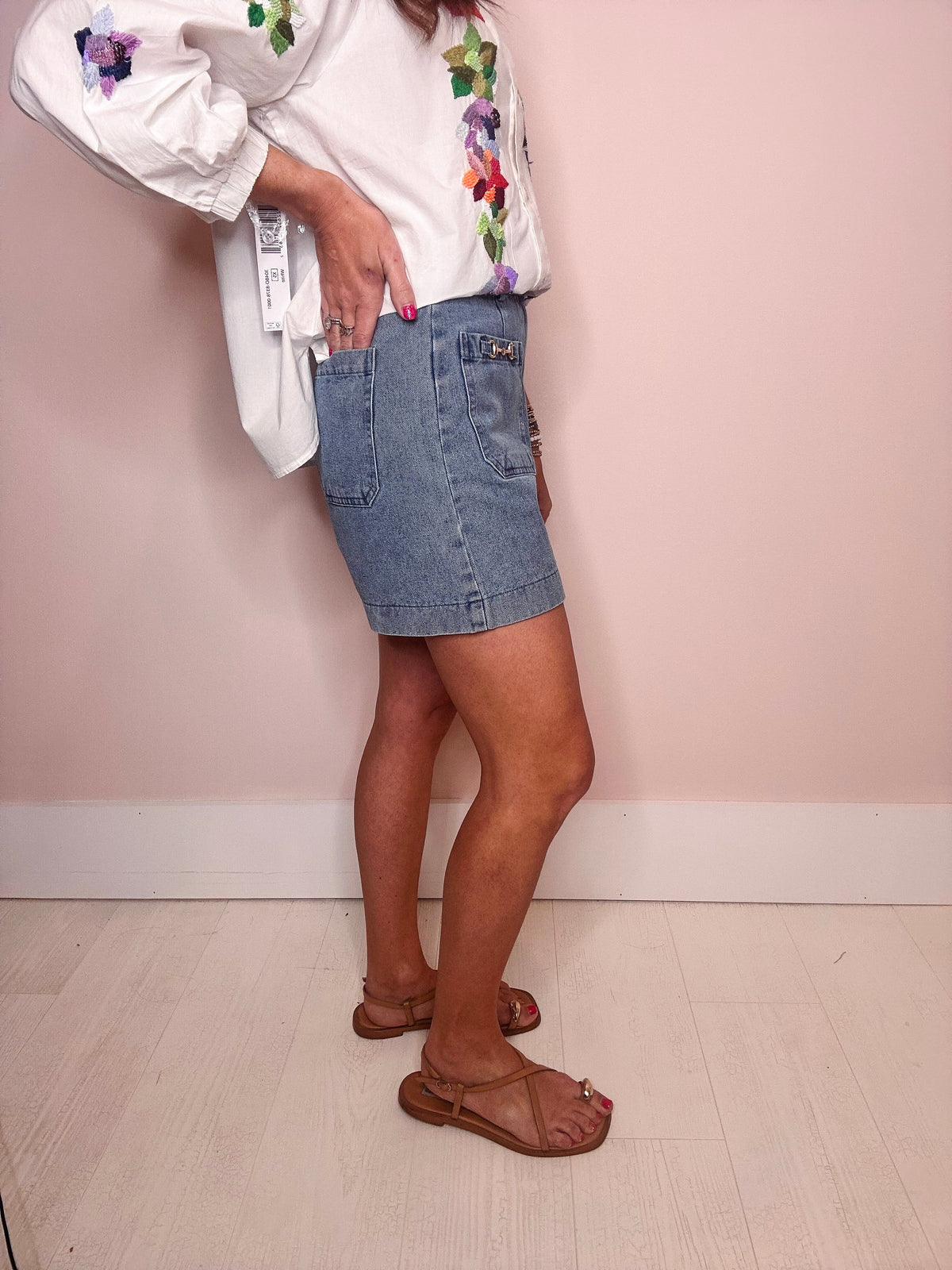 Eccentrics Boutique Shorts Heidi Denim Shorts