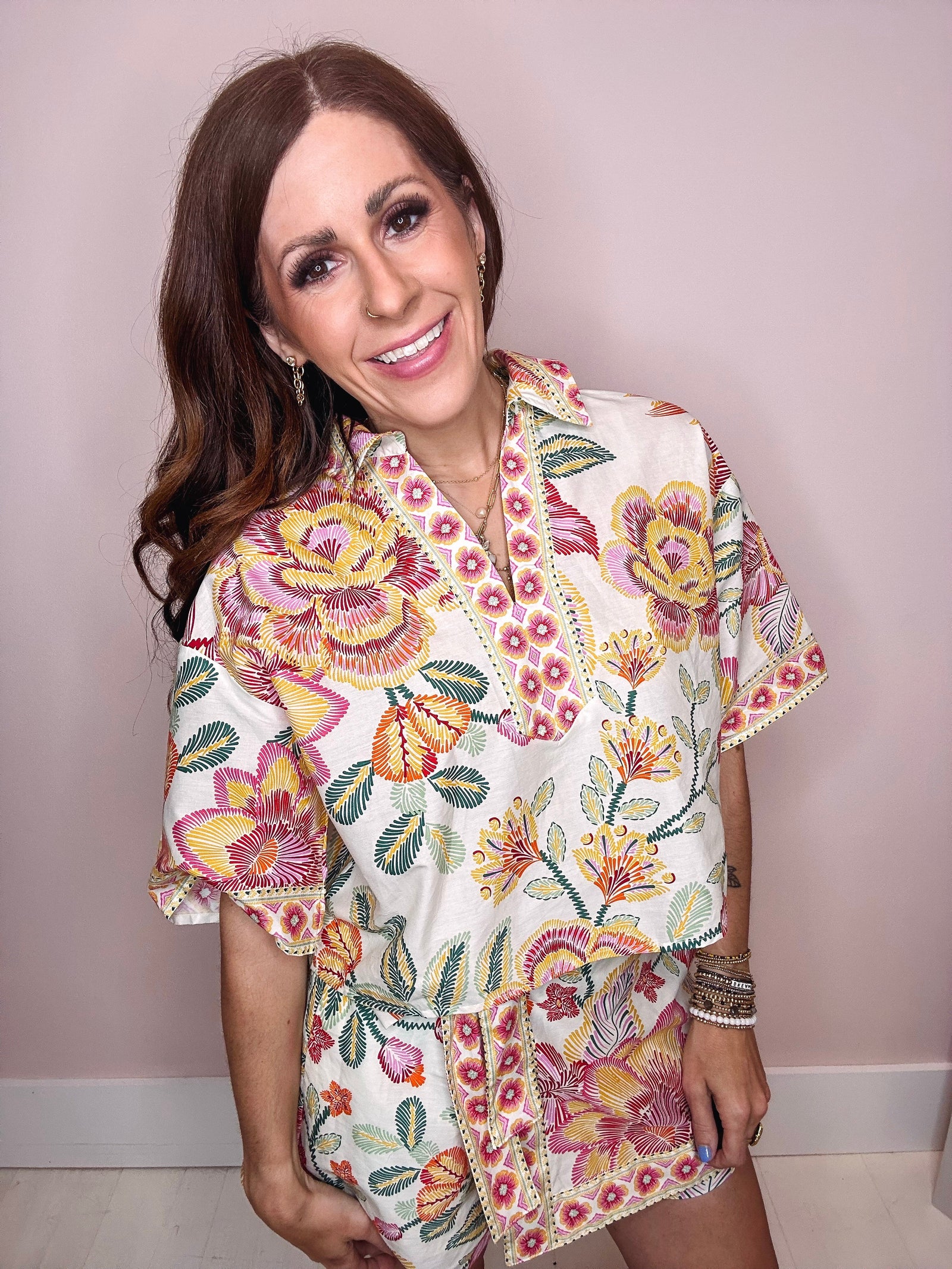 Hibiscus Love Top