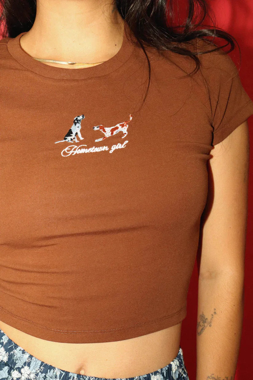 Eccentrics Boutique Top Hometown Girl Baby Tee