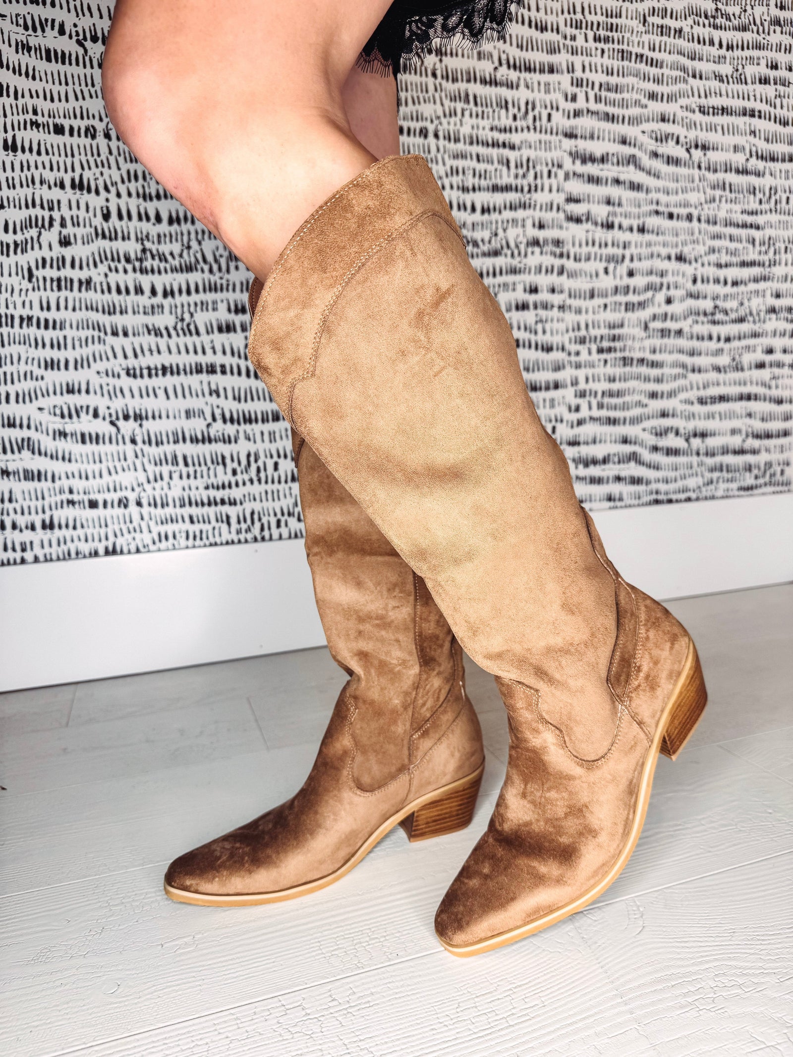 Eccentrics Boutique Shoes Juliette Western Knee-High Boots