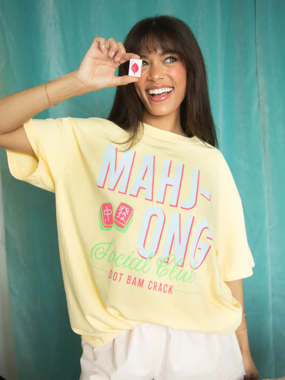 Eccentrics Boutique Top Mahjong Social Club Tee