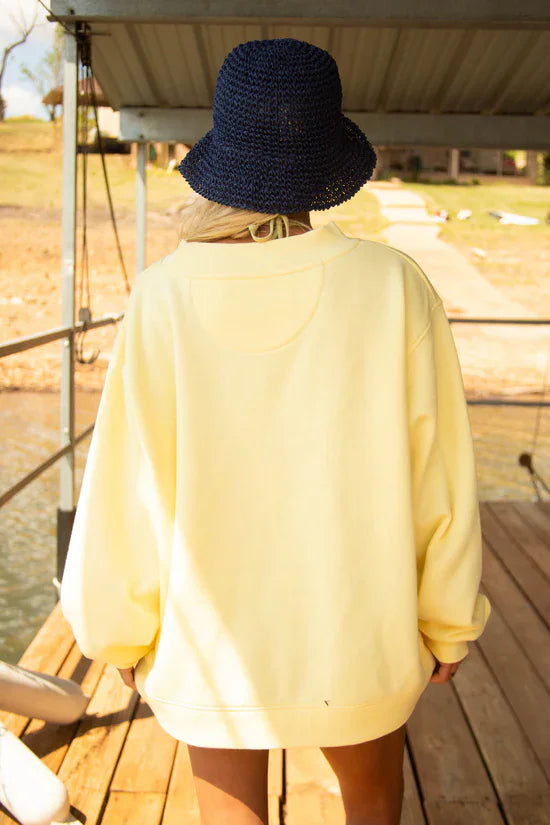 Meet Me At The Lake Mock Neck Sweater