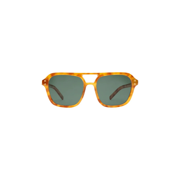 Monaco Sunglasses- Honey Tort/Green