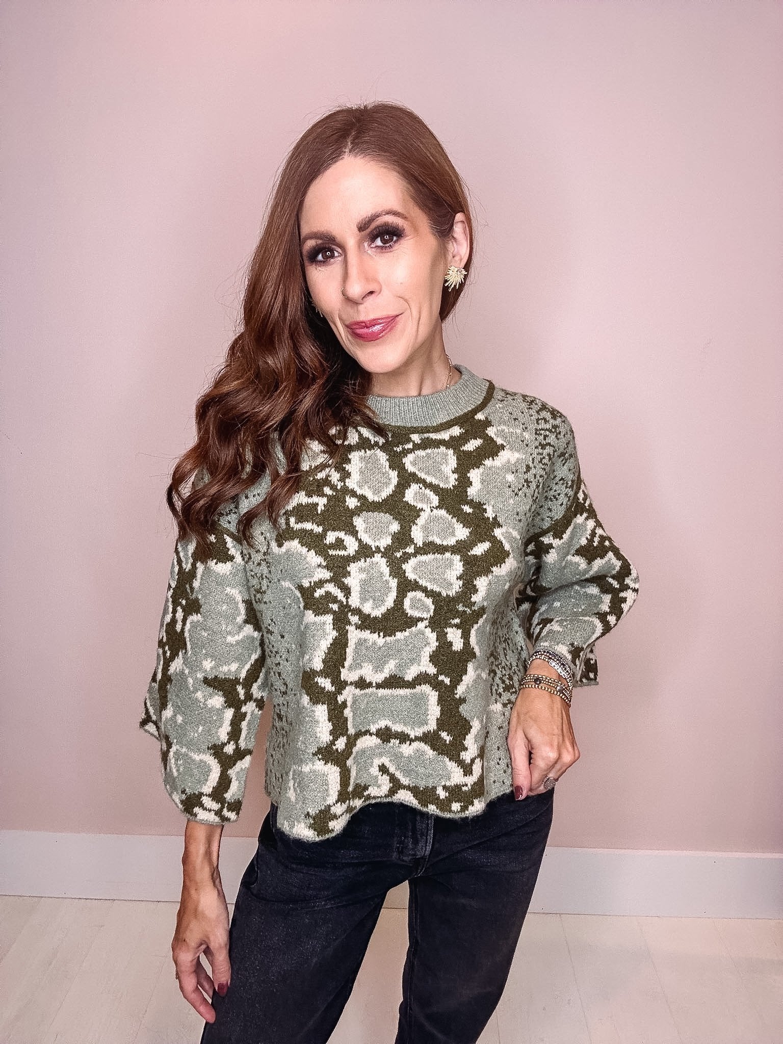 Sandra Printed Sweater