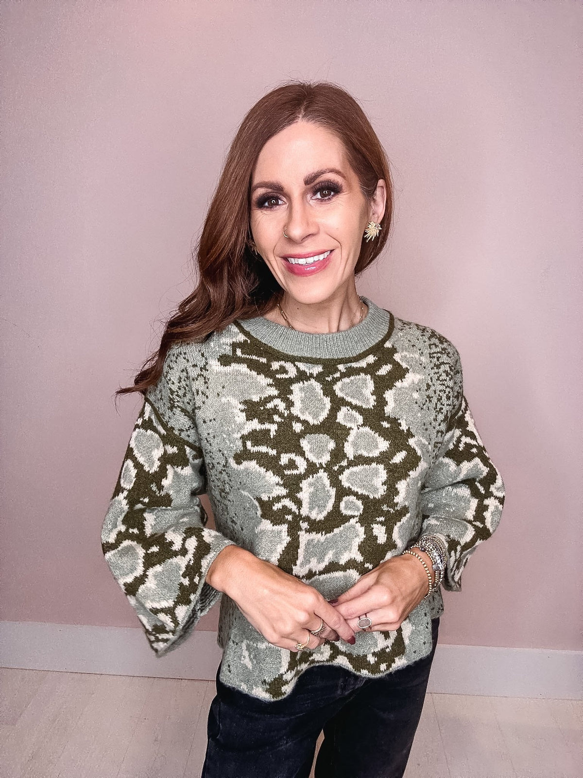 Sandra Printed Sweater